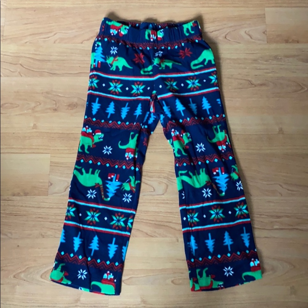 Little Boys Christmas Fleece Pajama Pants